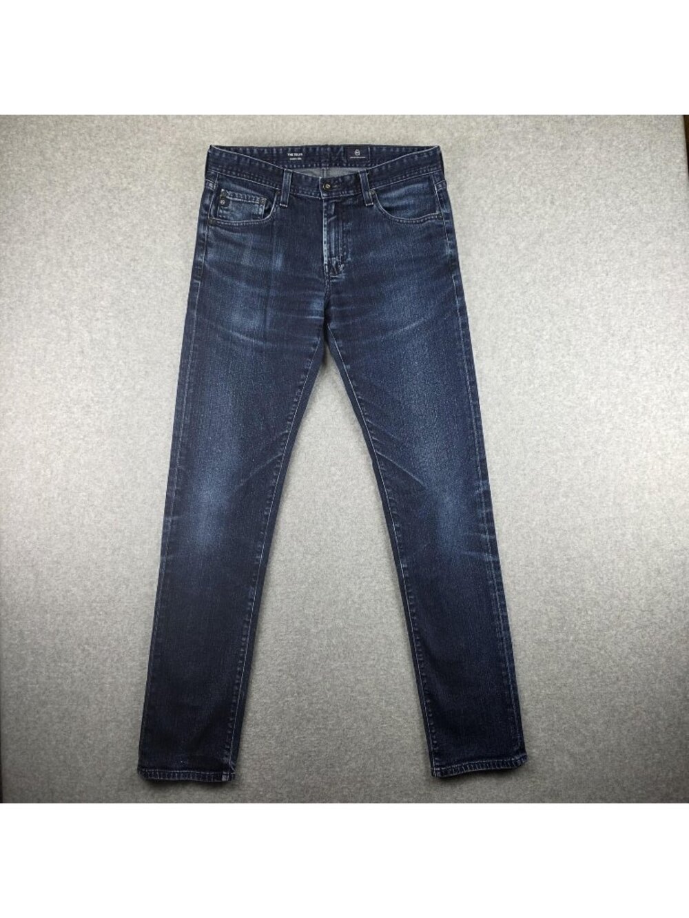 AG Adriano Goldschmied The Tellis Jeans Mens 31x33 Slim Dark Wash Stretch Denim